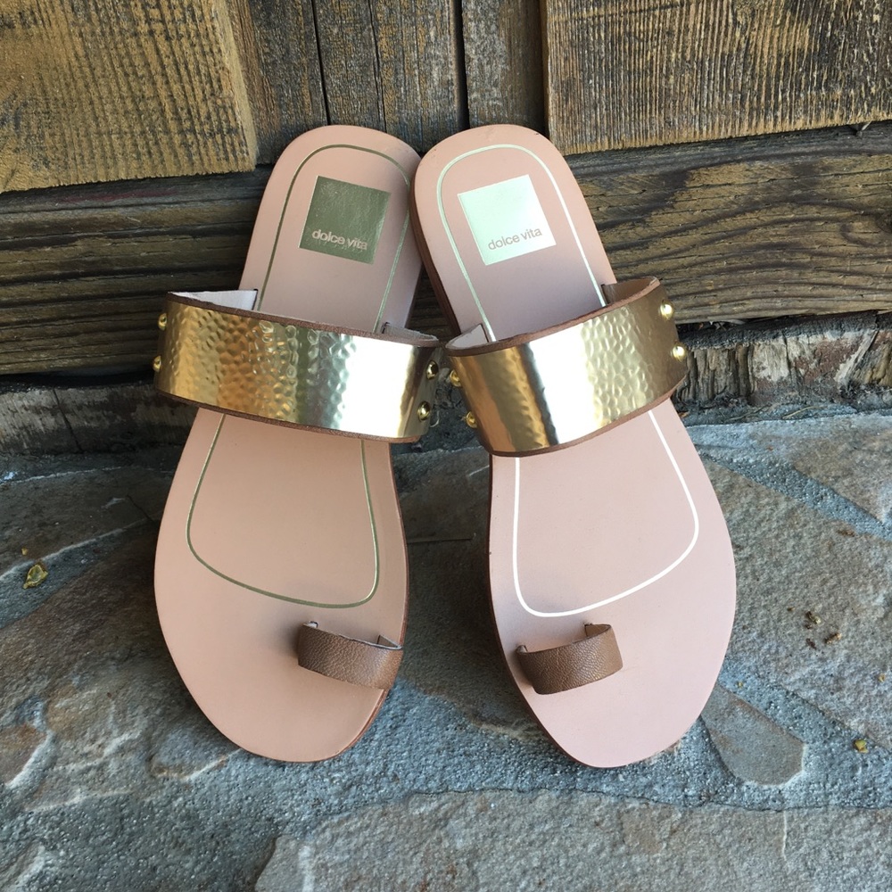 Dolce Vita New Gold Sandals